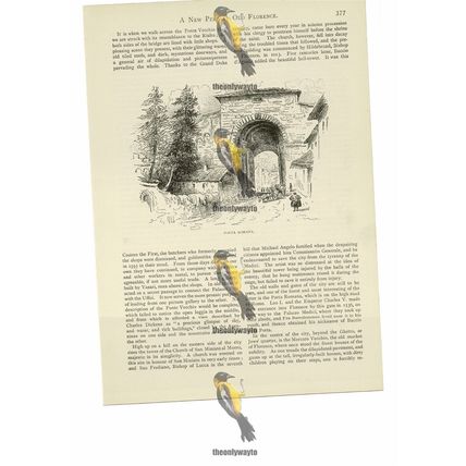 Porta Roma, Florence, Italy, Book Illustration (Print), 1886