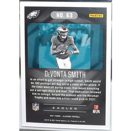 2021 Panini Illusions DEVONTA SMITH (Eagles) Rookie Card #63