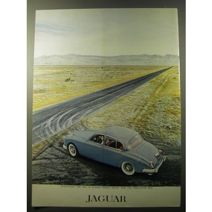 1960 Jaguar 3.8 Luxury Sports Sedan Advertisement