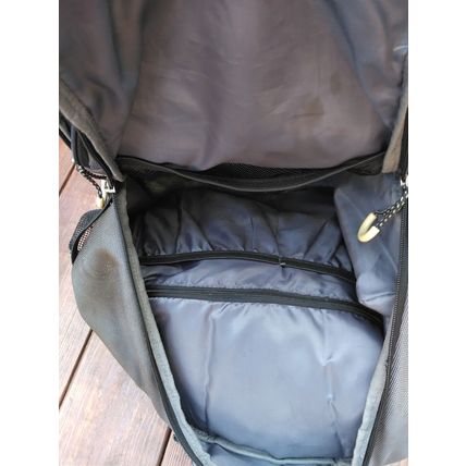 Columbia Summit Rush Backpack Diaper Bag Grey w/Changing Pad & Car Window Shades