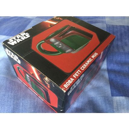 Star Wars Boba Fett 3D Ceramic Mug in Box - USED