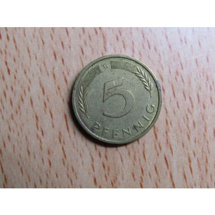 1978g 5 Pfennig Germany Coin