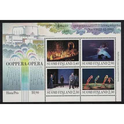 Finland Inauguration of New National Opera House MS 1993 MNH SG#MS1339