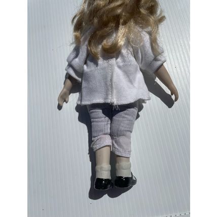 Vintage Porcelain Cloth Doll