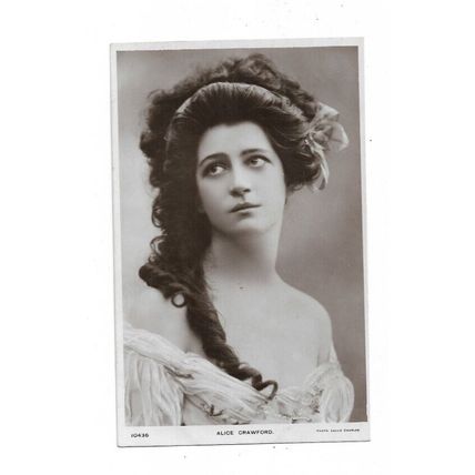 Alice Crawford, Actress, RP Postcard
