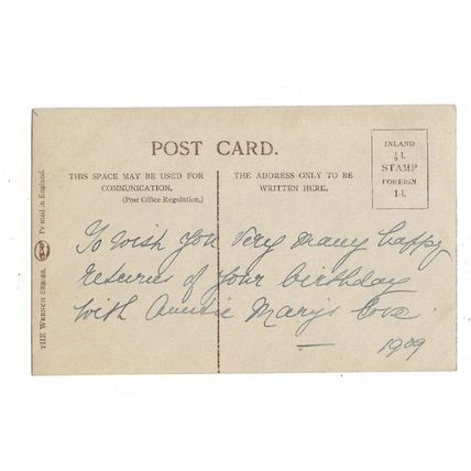Alice Crawford, Actress, RP Postcard