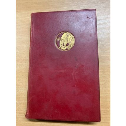 1909 RUDYARD KIPLING "DEPARTMENTAL DITTIES" ANTIQUE FICTION LEATHER BOOK (P3)