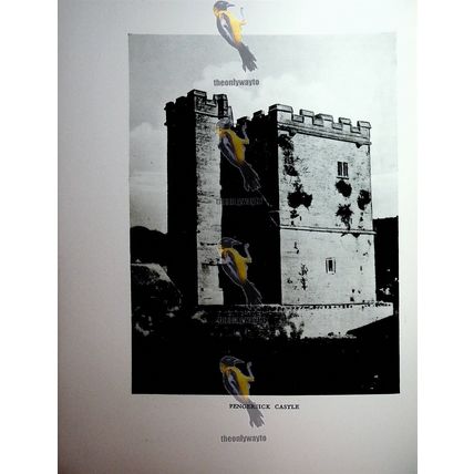 St Michael's Mount & Pengersick Castle, Cornwall, Book Illustration, 1926