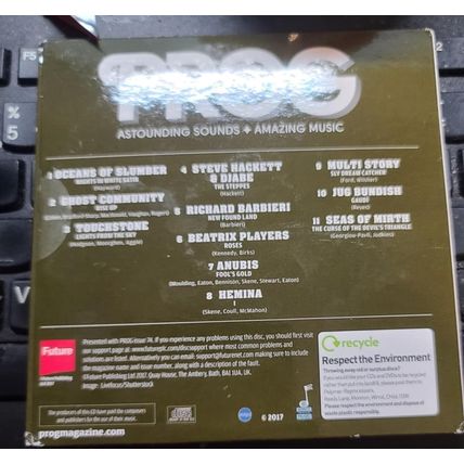 Cup Of Wonder CD Promo PROG Magazine 11 Tracks Album P52