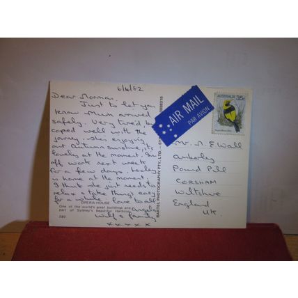 SYDNEY OPERA HOUSE, N.S.W. AUSTRALIA used postcard dated 1982 =