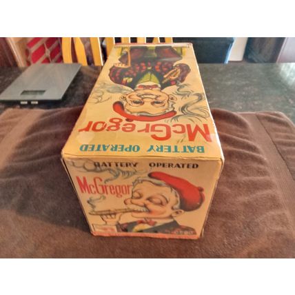 Old Battery Operated McGregor W/Box Not Working Great Condition Sold As Is