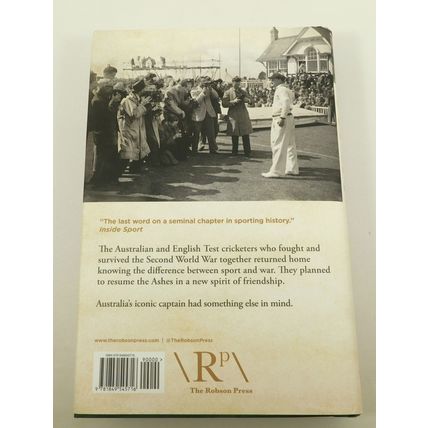 Bradmans War Cricket History Book Malcolm Knox - Roger Mann Personal Copy HB