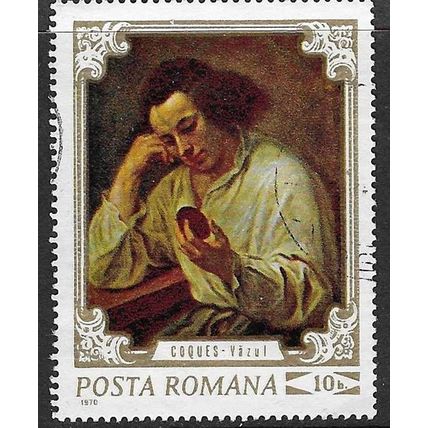 ROMANIA 1970 PAINTINGS BRUCKENTHAL MUSEUM 10b USED / CTO SG3779