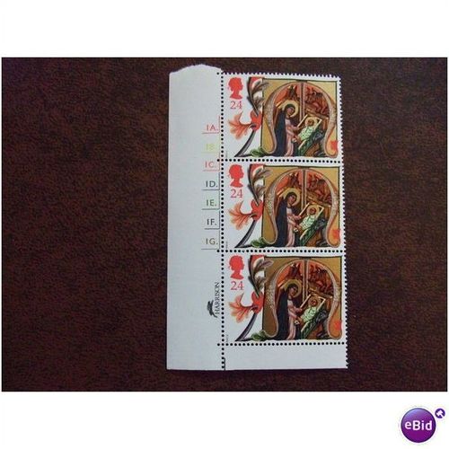 1991 GB Christmas Cylinder Plate Numbers Harrison