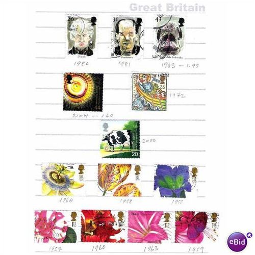 Great Britain Stamp Collection 00038