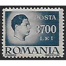 Mi 970 y: 3700 L. grey-blue Definitive Stamp: King Michael