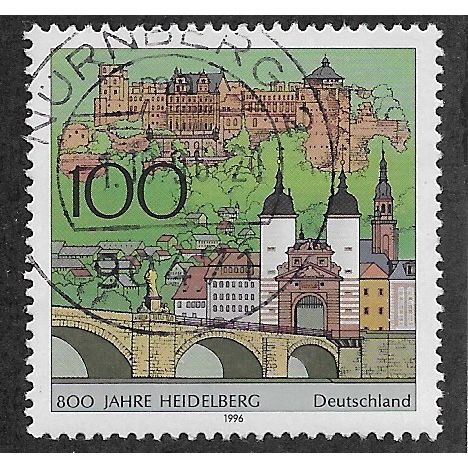 GER 1986 100pf '800TH ANN OF HEIDELBERG' FINE USED (EBID54-100)