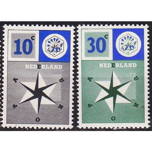 NIEDERLANDE NETHERLANDS [1957] MiNr 0704-05 ( **/mnh ) CEPT