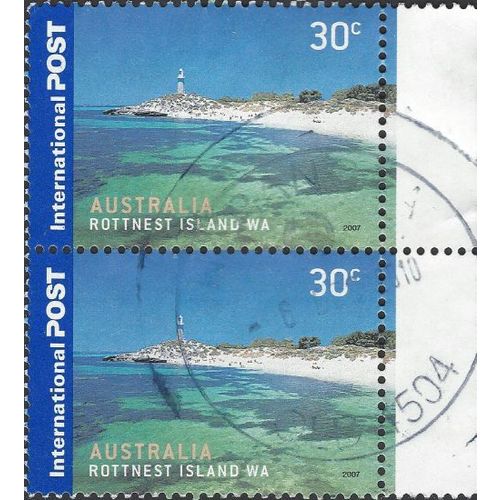 AUSTRALIA, Rottnest Island, WA, blue 2007, 30c [Pair]