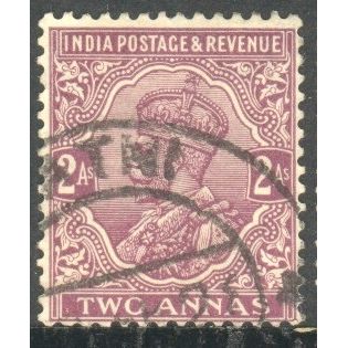 India 1911 - KGV 2a purple - used 2