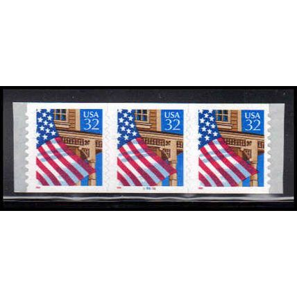2915A 32c U.S. Flag Over Porch Fine MNH PNC 89898/3 10x10 PA3559