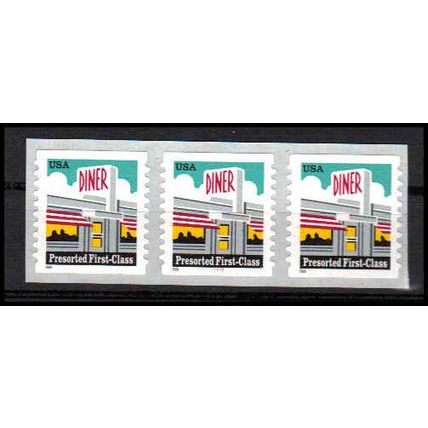 3208Av 25c Diner Very Fine MNH PNC 11111/3 SQ X3411