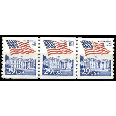 2609 29c U.S. Flag Over White House Very Fine MNH PNC 8/3 W1529