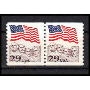 2523 29c U.S. Flag Fine MNH CNP Left 2 PA1204