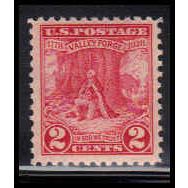 645 2c Valley Forge Fine MNH O1007