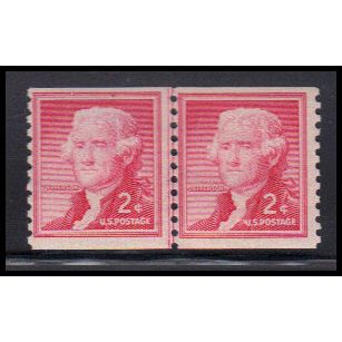 1055 2c Thomas Jefferson Average Plus MNH CLP KA9419