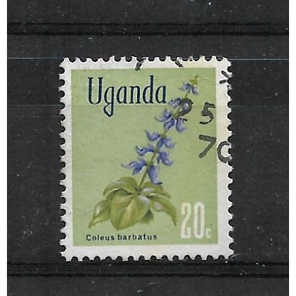 Uganda.SG134 20c Coleus Barbatus.Fine Used.Aug21b