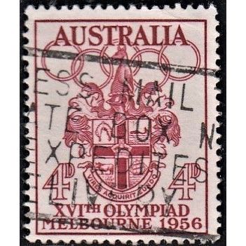 AUSTRALIA, 1956 4d Olympic Games, SG 290 (Scott #288), used