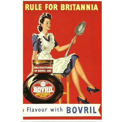 Advertising BOVRIL RULE FOR BRITANNIA Art Postcard (Mayfair BB 172)