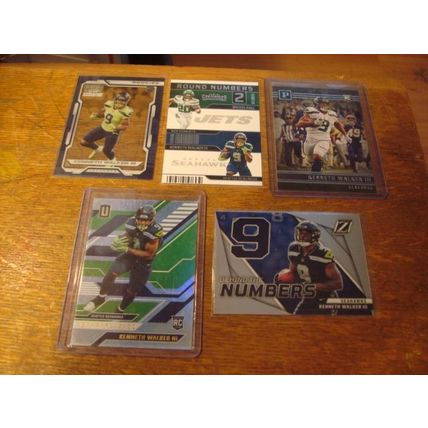 2022 Panini, 5-Premium Insert Rc Cards, KENNETH WALKER III, Seahawks