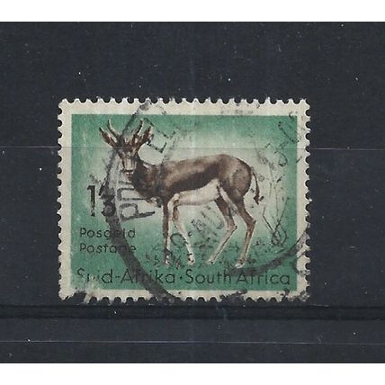 SouthAfrica.SG160 1s 3d Springbok.Fine Used.Aug25e