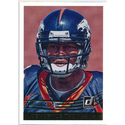 2015 Donruss Football 1984 Throwback Rookies 6 Demaryius Thomas Denver Broncos