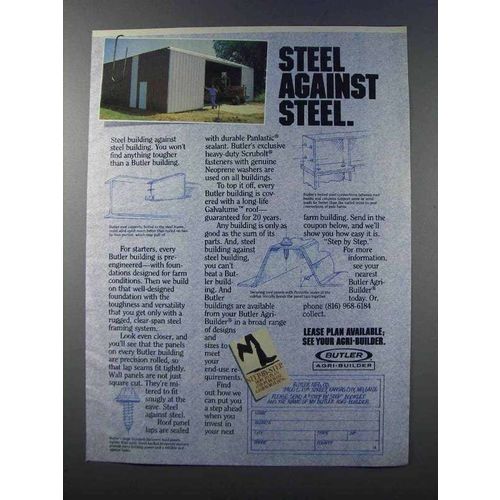 1981 Butler Agri-Builder Steel Buildings Ad