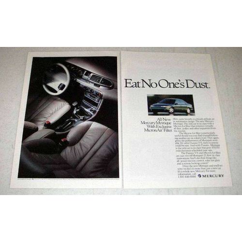 1995 Mercury Mystique Car Ad - Eat No One's Dust