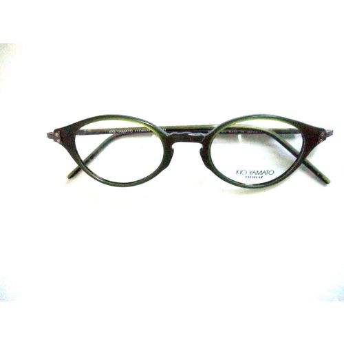 New Kio Yamato Cateye Eyeglasses Frames Green Horn Rim 45-21 Japan Glasses Women