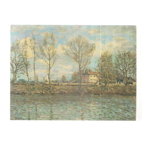 L'LLE DE LA GRANDE-JATTE by Alfred Sisley unused postcard =