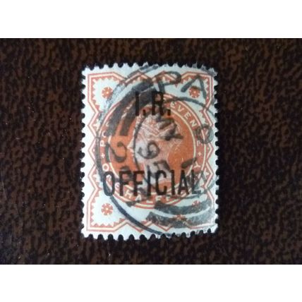 1888 GB Queen Victoria SGO13 1/2d Inland Revenue IR Official used stamp Paisley