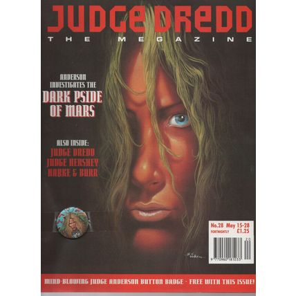 JUDGE DREDD THE MEGAZINE NO. 28 (1993) WITH FREE GIFT!