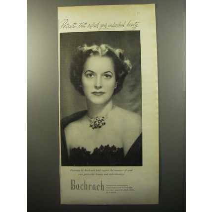 1950 Bradford Bachrach Photographer Advertisement - Portraits that reflect