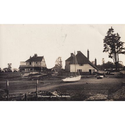 Itchenor From The Shore Surrey Real Photo Old Postcard