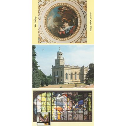 Witley Church Worcester Nativity Stained Glass 3x Postcard s