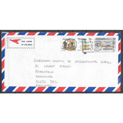 ZIMBABWE LETTRE - REF 125