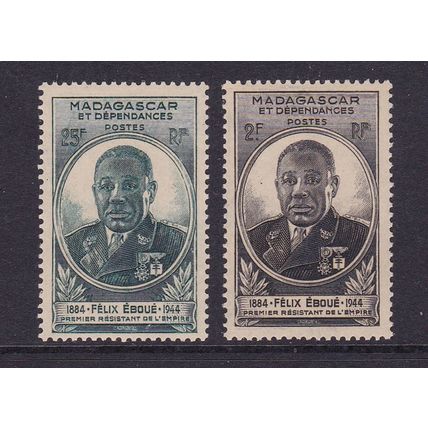 MADAGASCAR 1945 EBONE SET MINT SG279-80