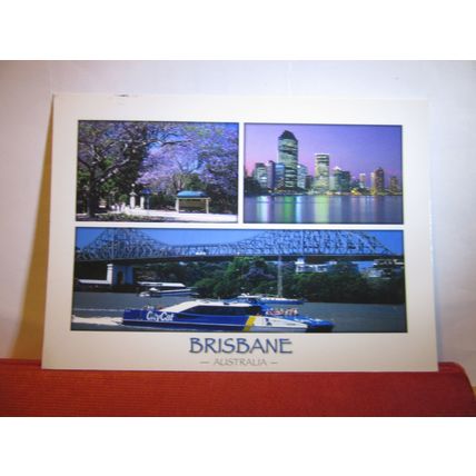 multiview, BRISBANE, AUSTRALIA used postcard 2013 pm #