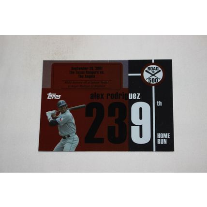 Alex Rodriguez 2007 Topps Chrome ROAD TO 500 ARHR239 Home Run #239