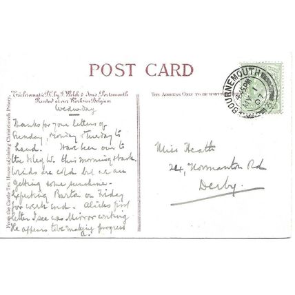 Christchurch Priory - Norman Architecture - Dorset - 1907 Postcard (400SH)